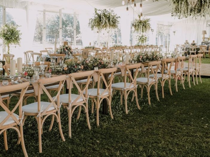 Palm Beach wedding venue ballroom reception, wedding reception, linens, chairs, luxury wedding,